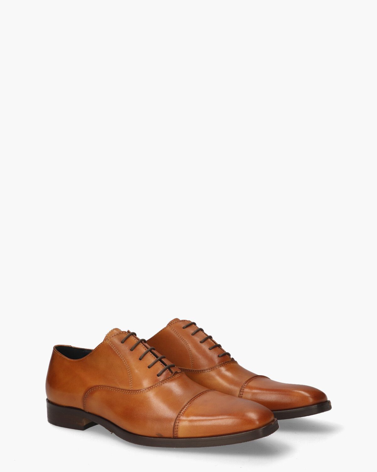 4073 F.488 Cognac Heren Veterschoenen