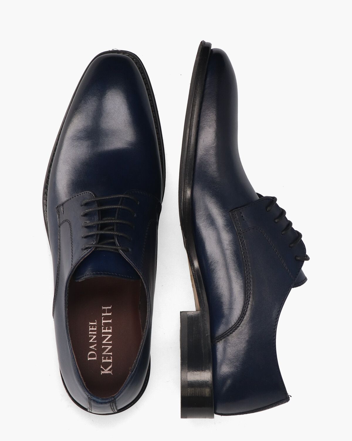 Ubaldo Donkerblauw Heren Veterschoenen