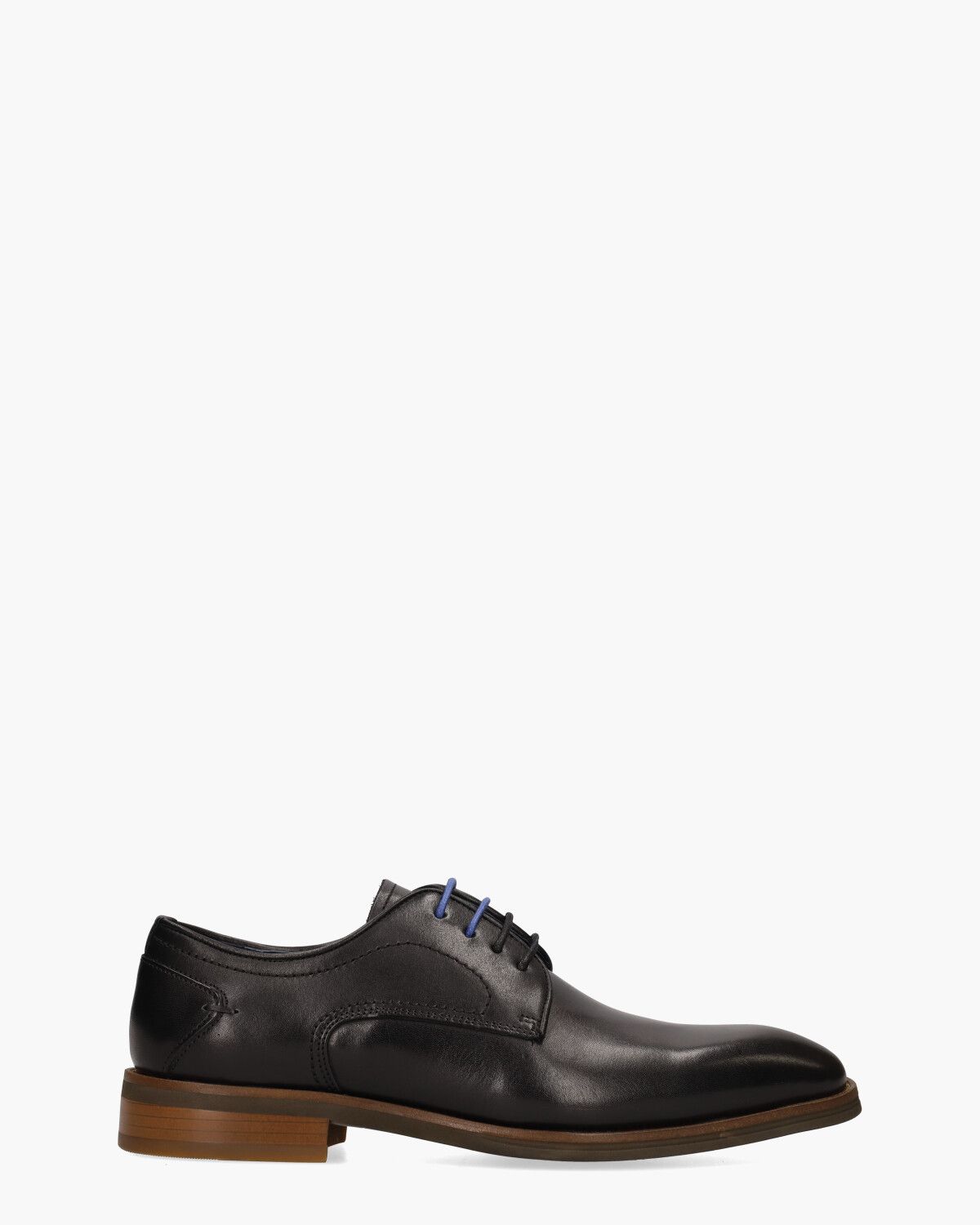 Ylan Zwart Heren Veterschoenen