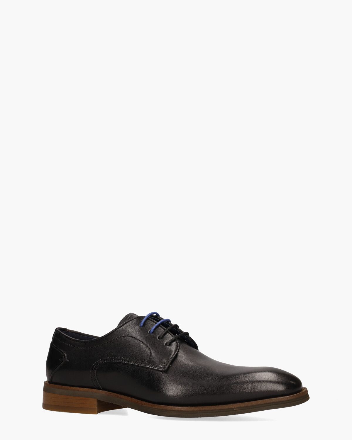 Ylan Zwart Heren Veterschoenen