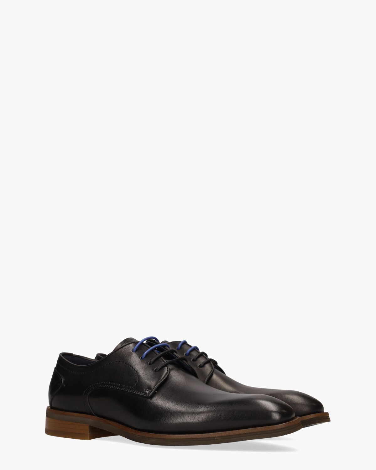 Ylan Zwart Heren Veterschoenen
