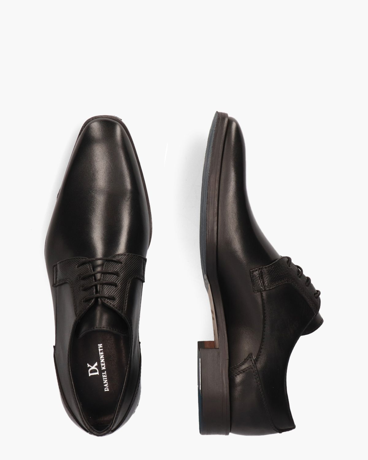 Loukas Zwart Heren Veterschoenen