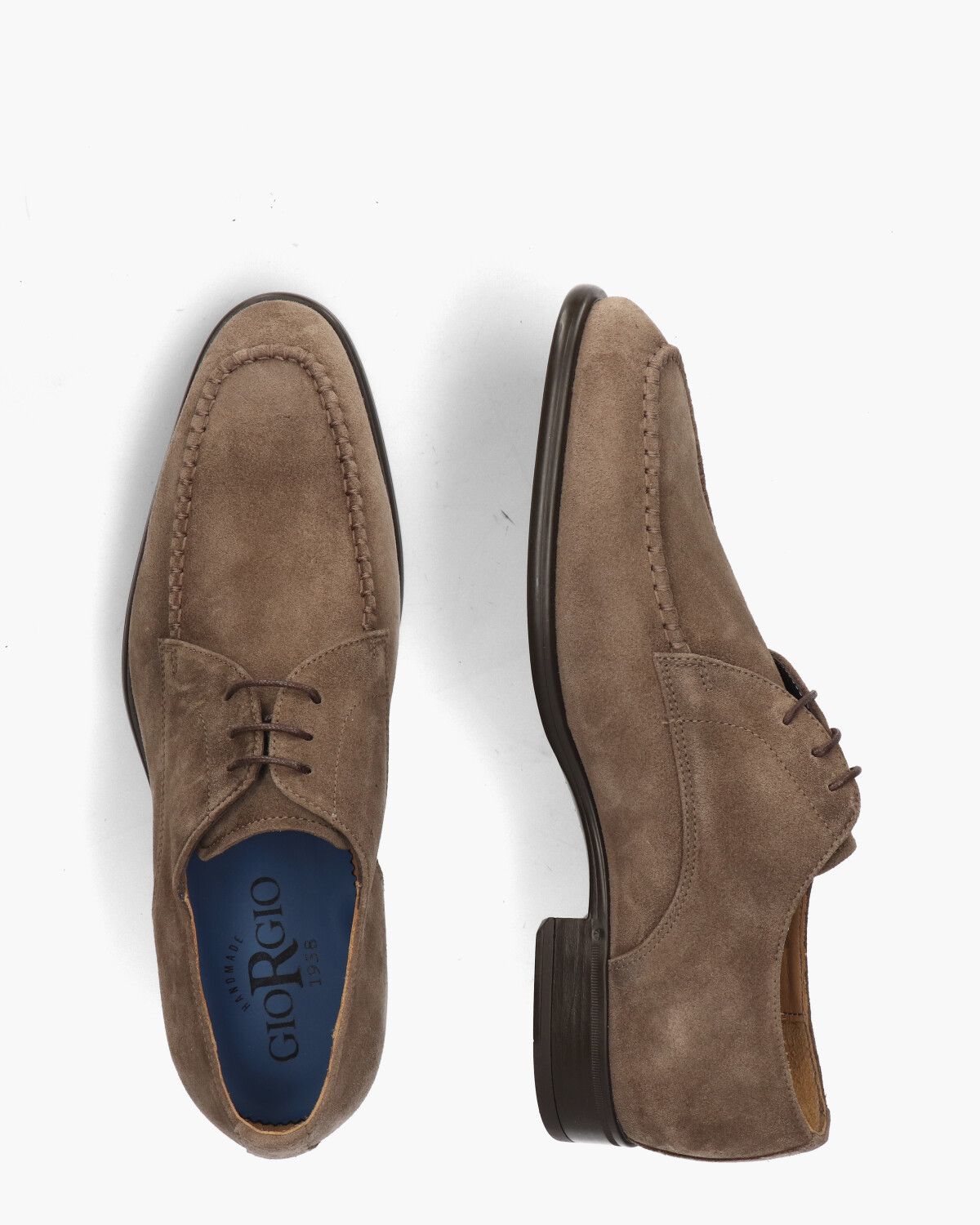 79418 Taupe Heren Veterschoenen