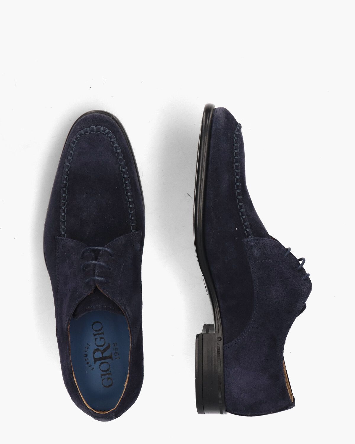79418 Donkerblauw Heren Veterschoenen
