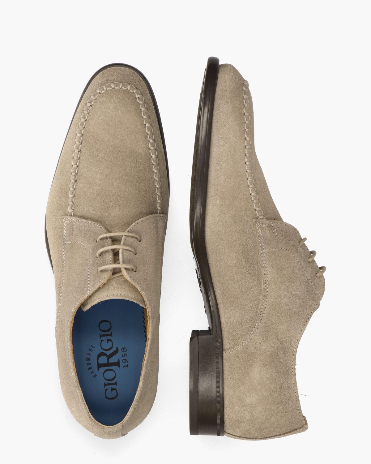 79418 Beige Heren Veterschoenen