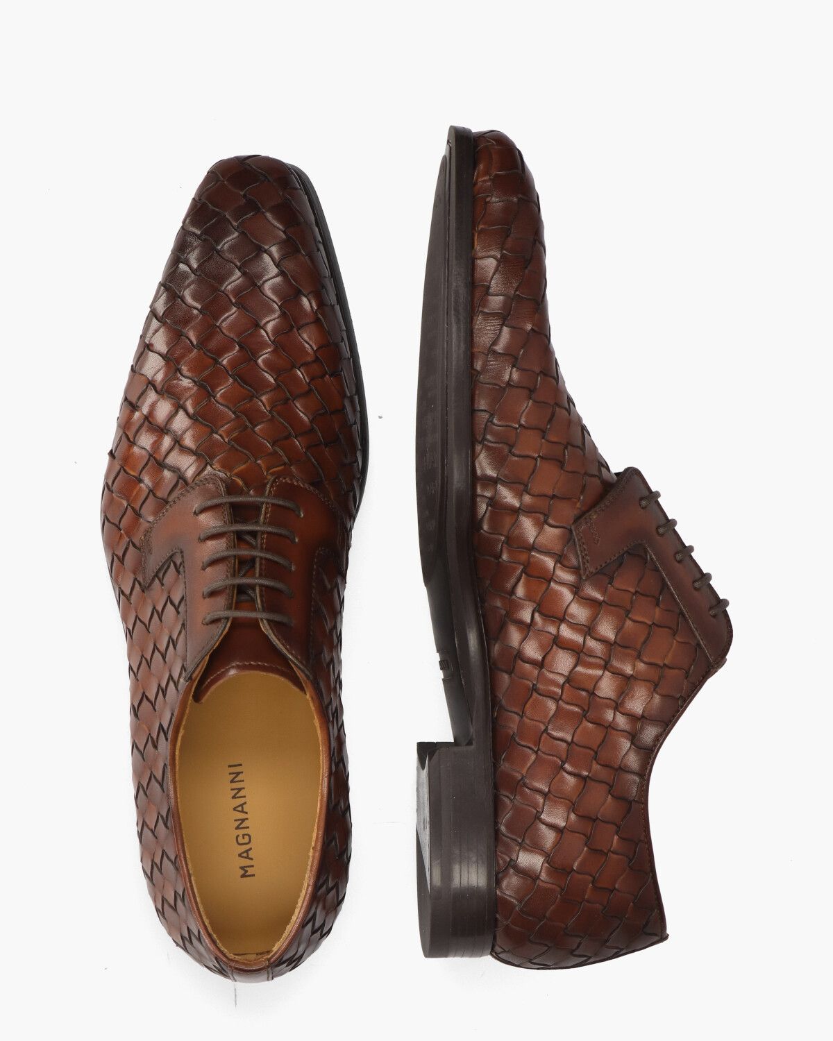 25666 Bruin Heren Veterschoenen