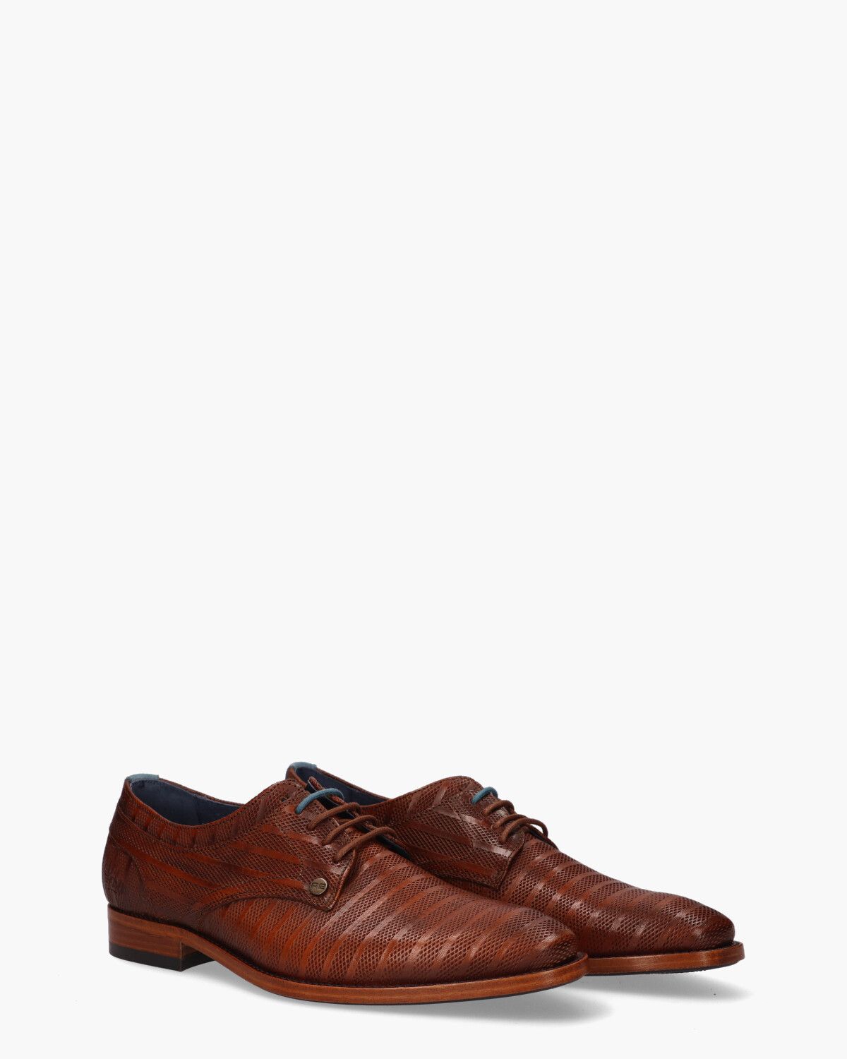 Brad Stripes Bruin Heren Veterschoenen
