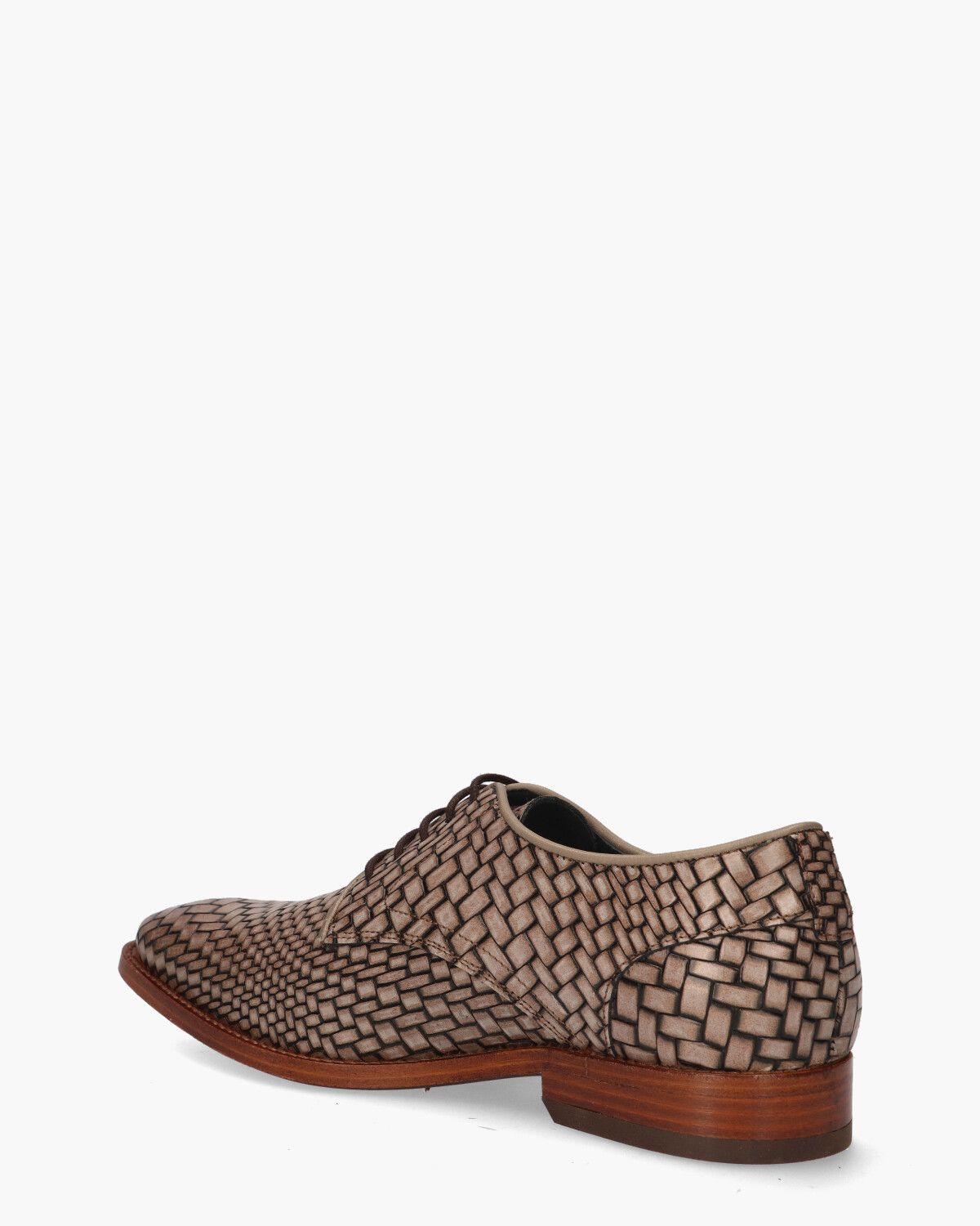 Brad Brick Taupe Heren Veterschoenen