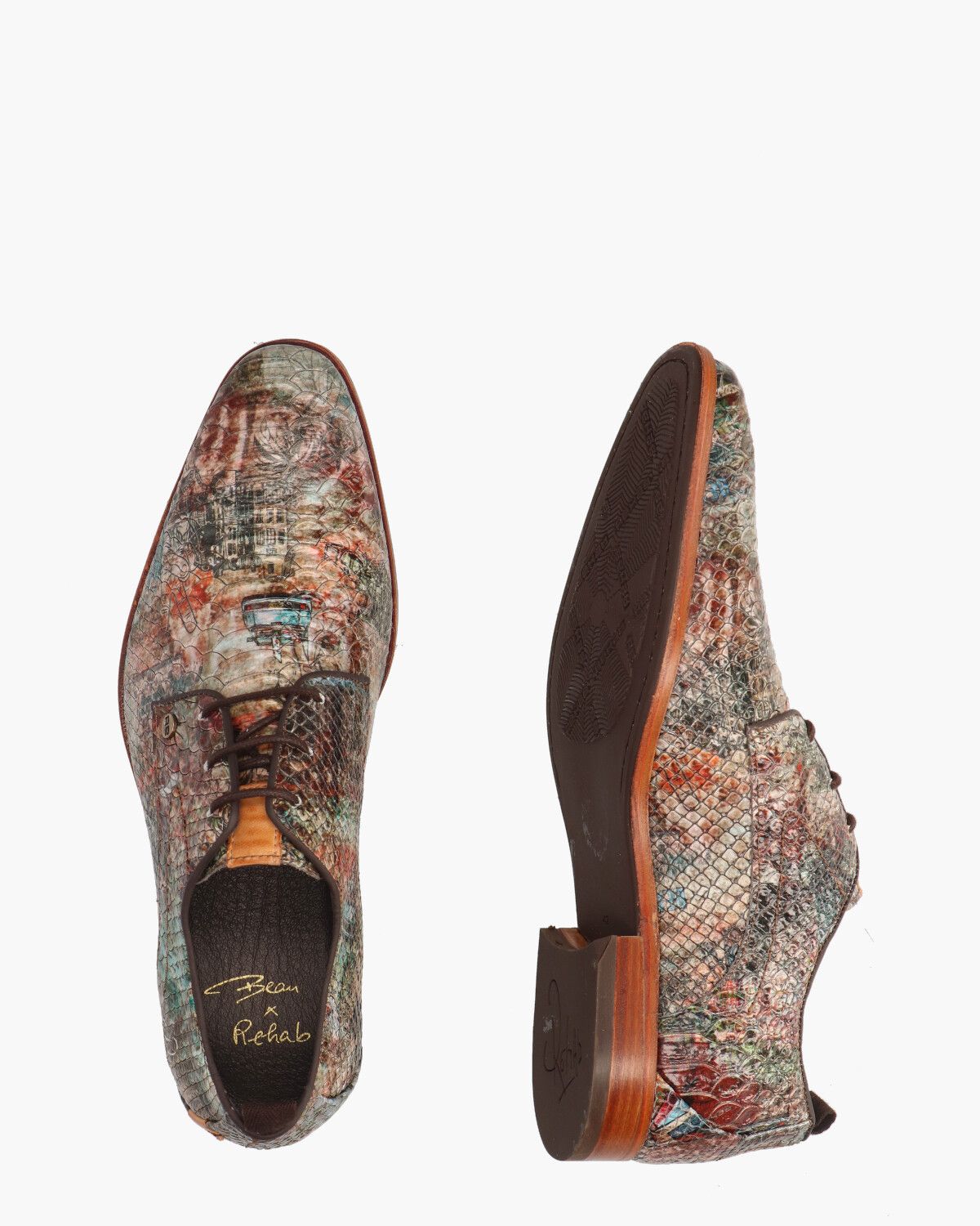 Greg Beau Multicolor Heren Veterschoenen