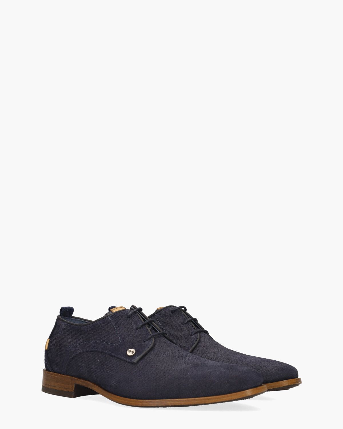 Greg Wall Sue Donkerblauw Heren Veterschoenen