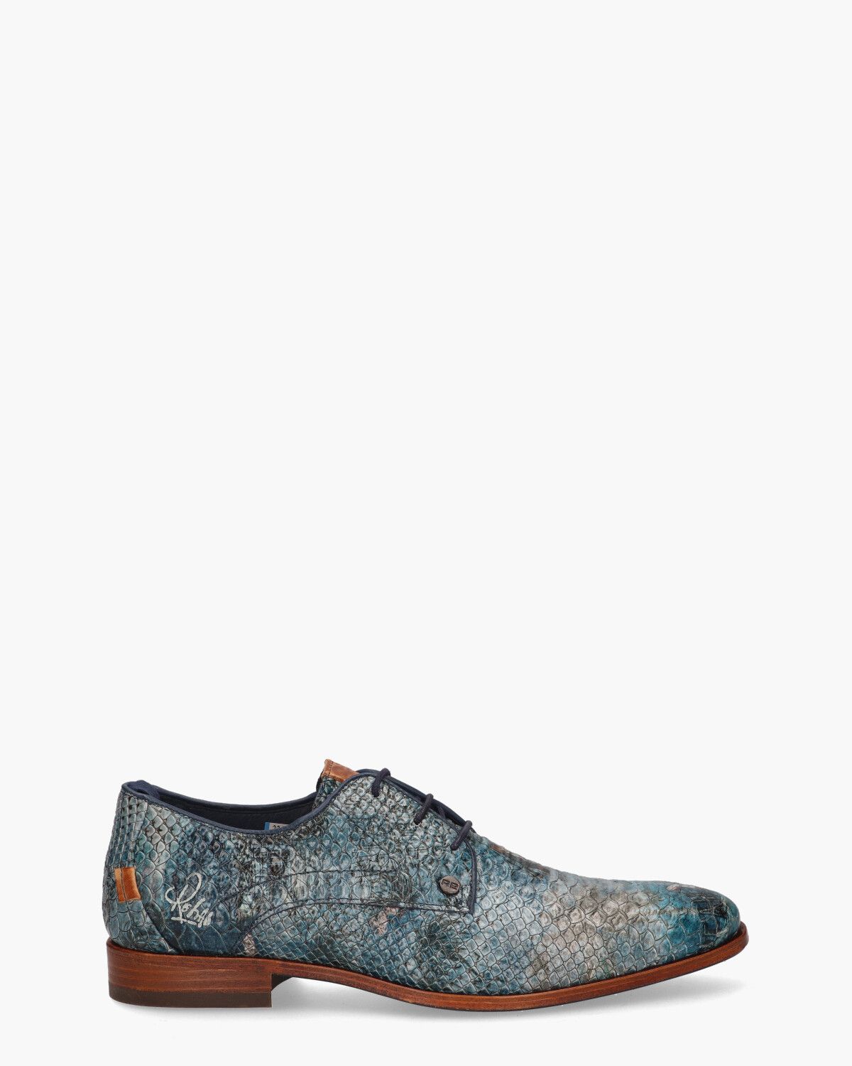 Greg Beau Blauw Heren Veterschoenen