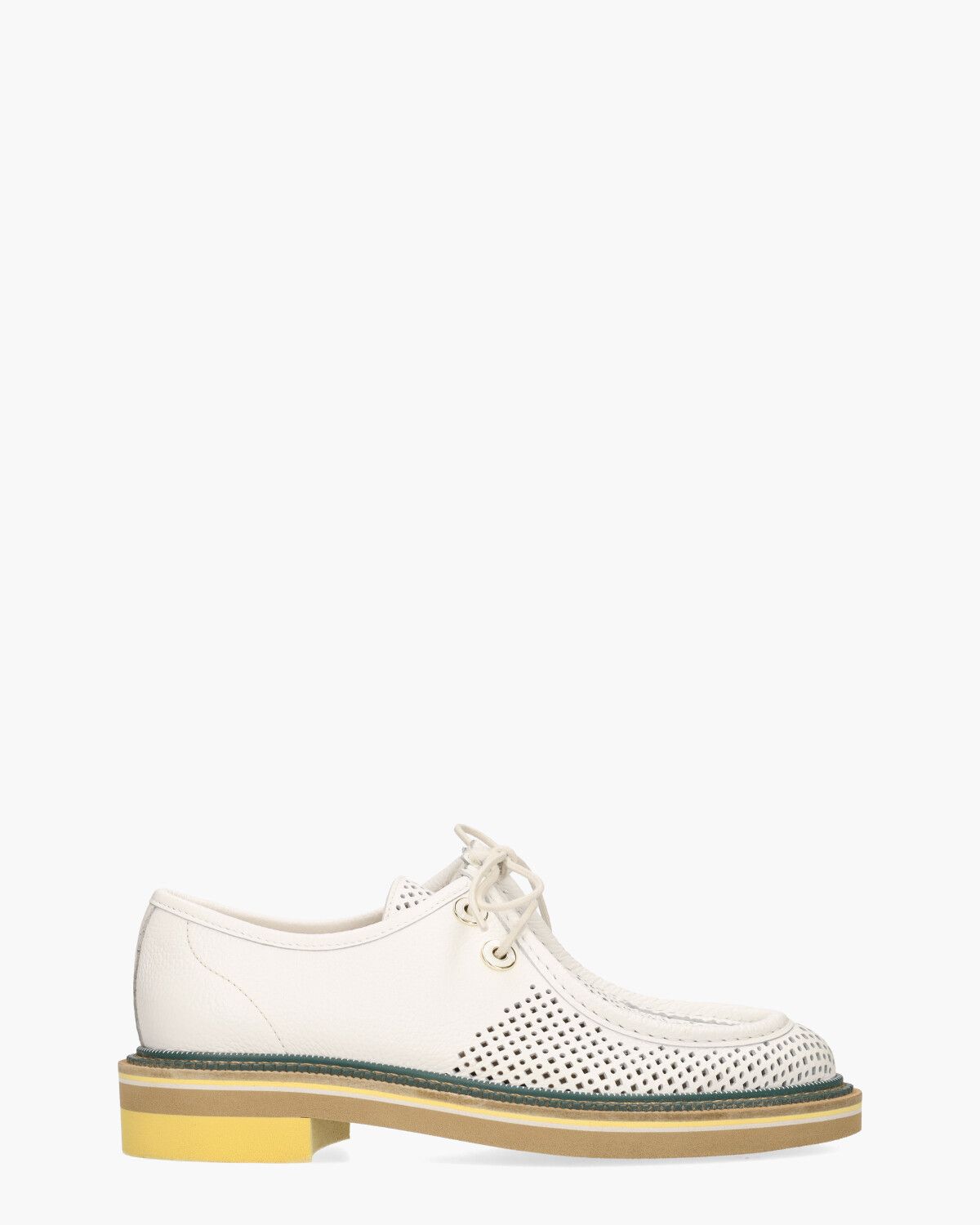 32889 Wit Dames Veterschoenen