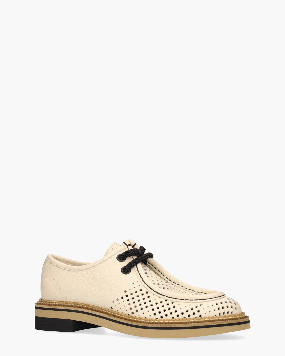 32290 Off-White Dames Veterschoenen