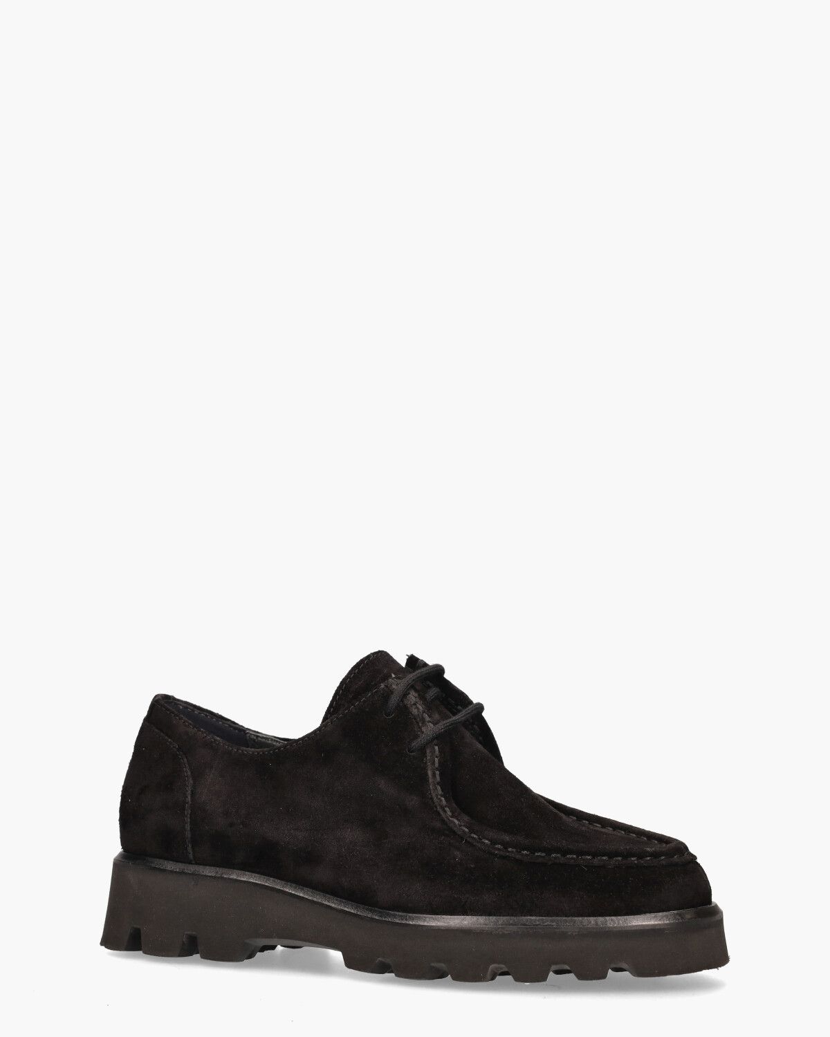 41540 Zwart Dames Veterschoenen