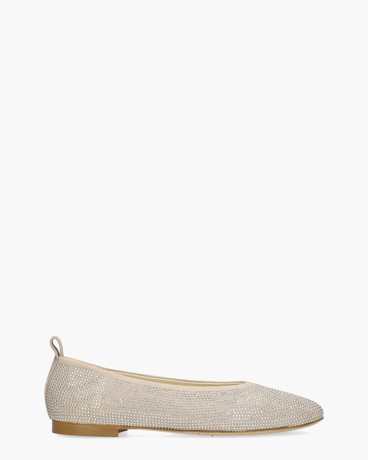 Agata Lichtgrijs/Zilver Damesballerina's