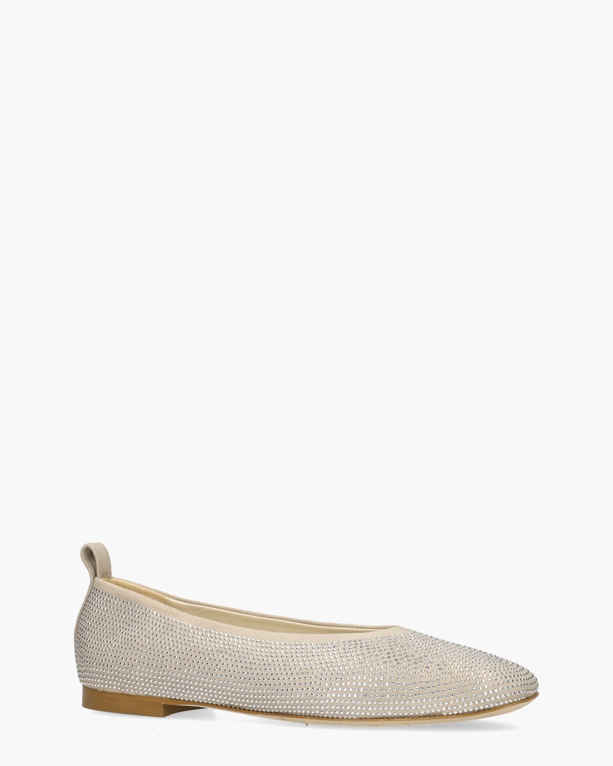 Agata Lichtgrijs/Zilver Damesballerina's