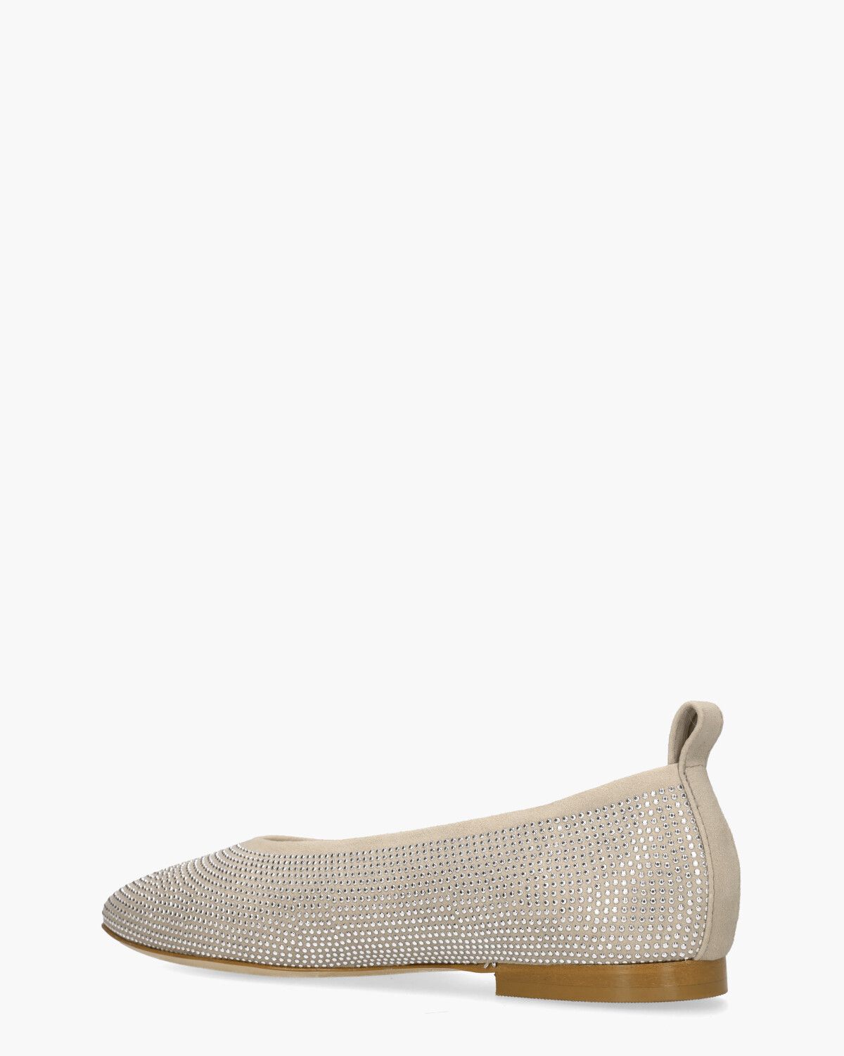 Agata Lichtgrijs/Zilver Damesballerina's