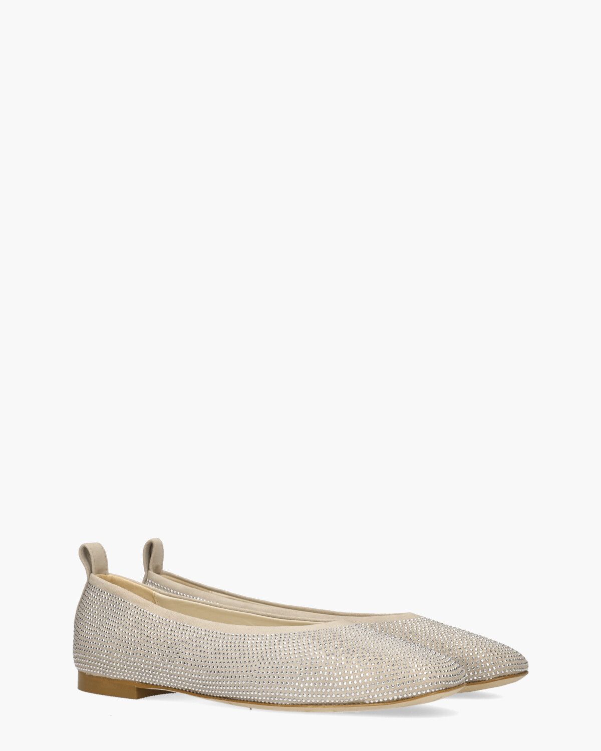 Agata Lichtgrijs/Zilver Damesballerina's