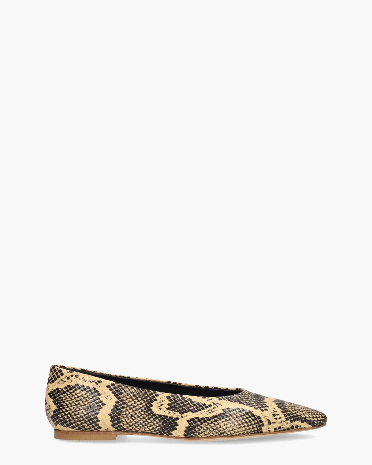 Bilbao Beige/Zwart Damesballerina's
