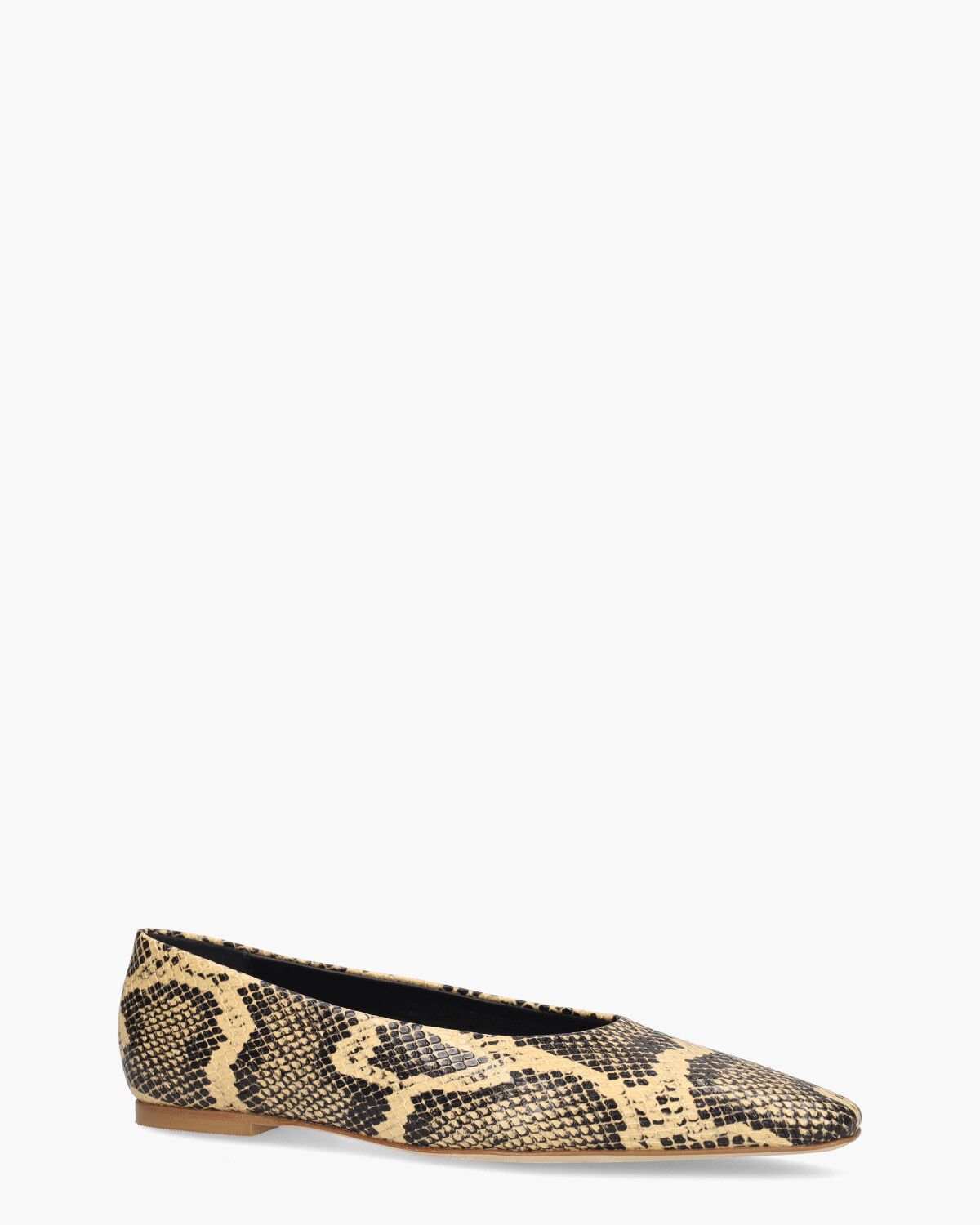 Bilbao Beige/Zwart Damesballerina's