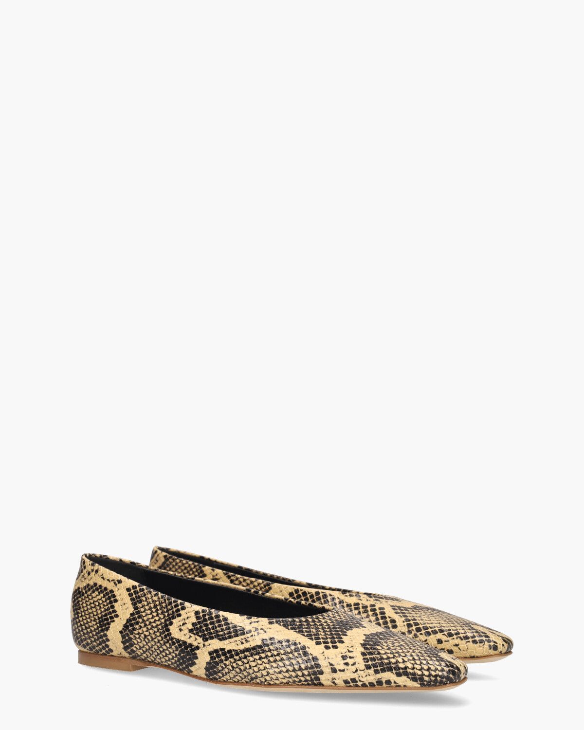Bilbao Beige/Zwart Damesballerina's