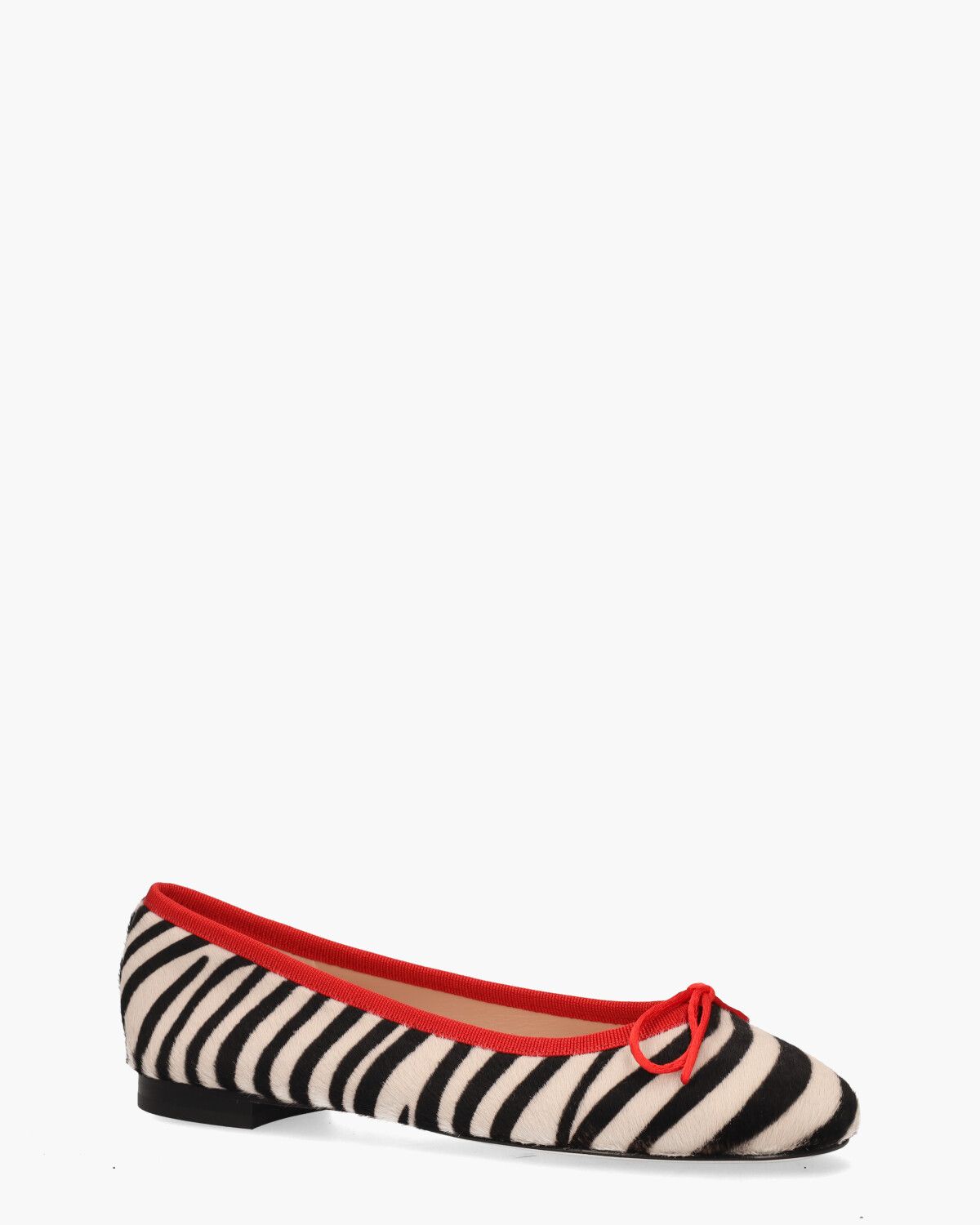 100 Zwart/Wit Damesballerina's