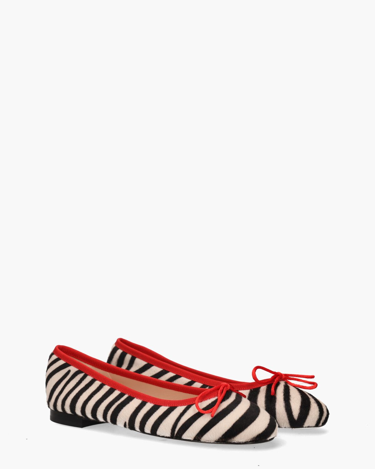 100 Zwart/Wit Damesballerina's