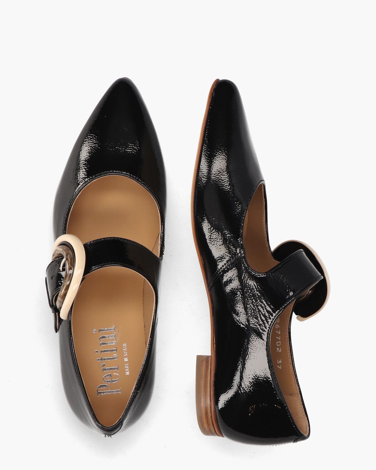 32677 Zwart Damesballerina's