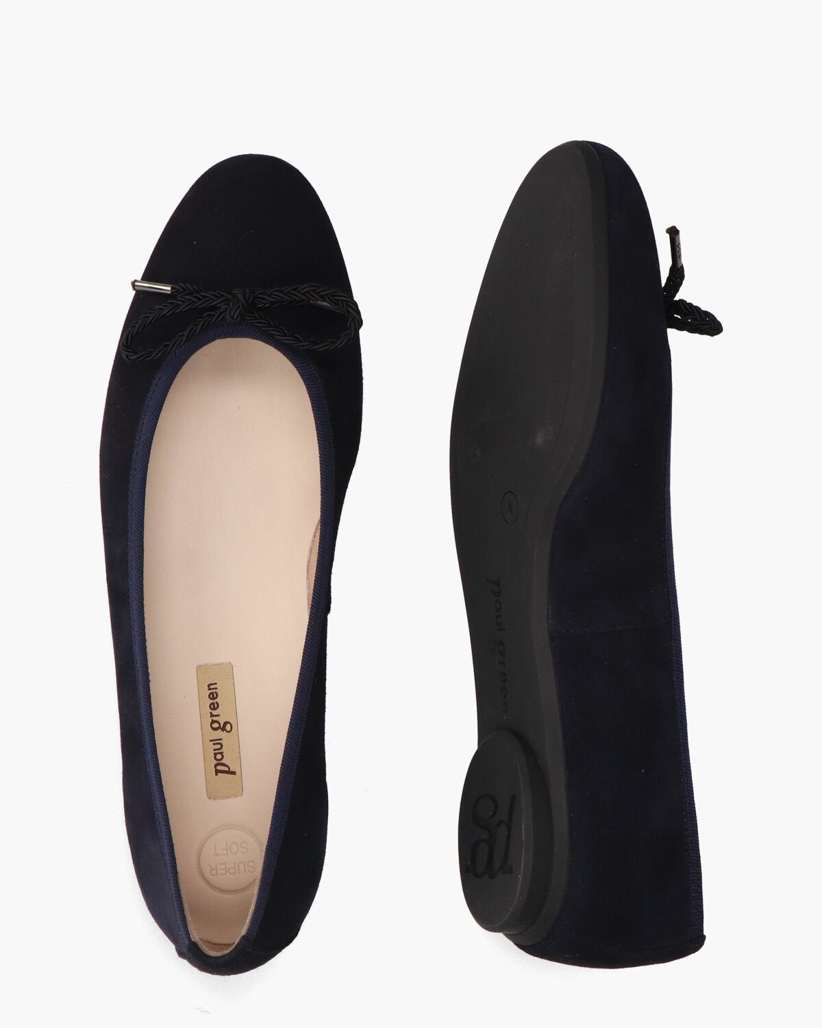 2925-081 Donkerblauw Damesballerina's