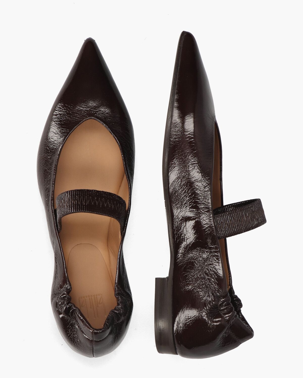 A7421 Donkerbruin Damesballerina's