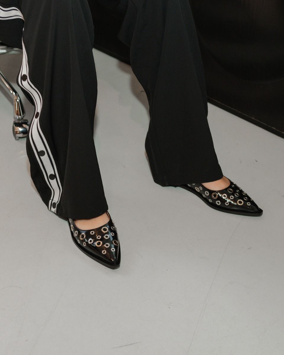 Cher Zwart Damesballerina's