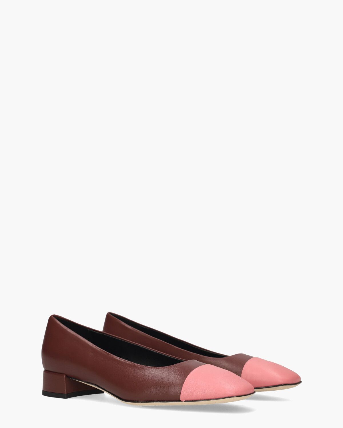 Sebastian Bordeauxrood/Roze Damespumps