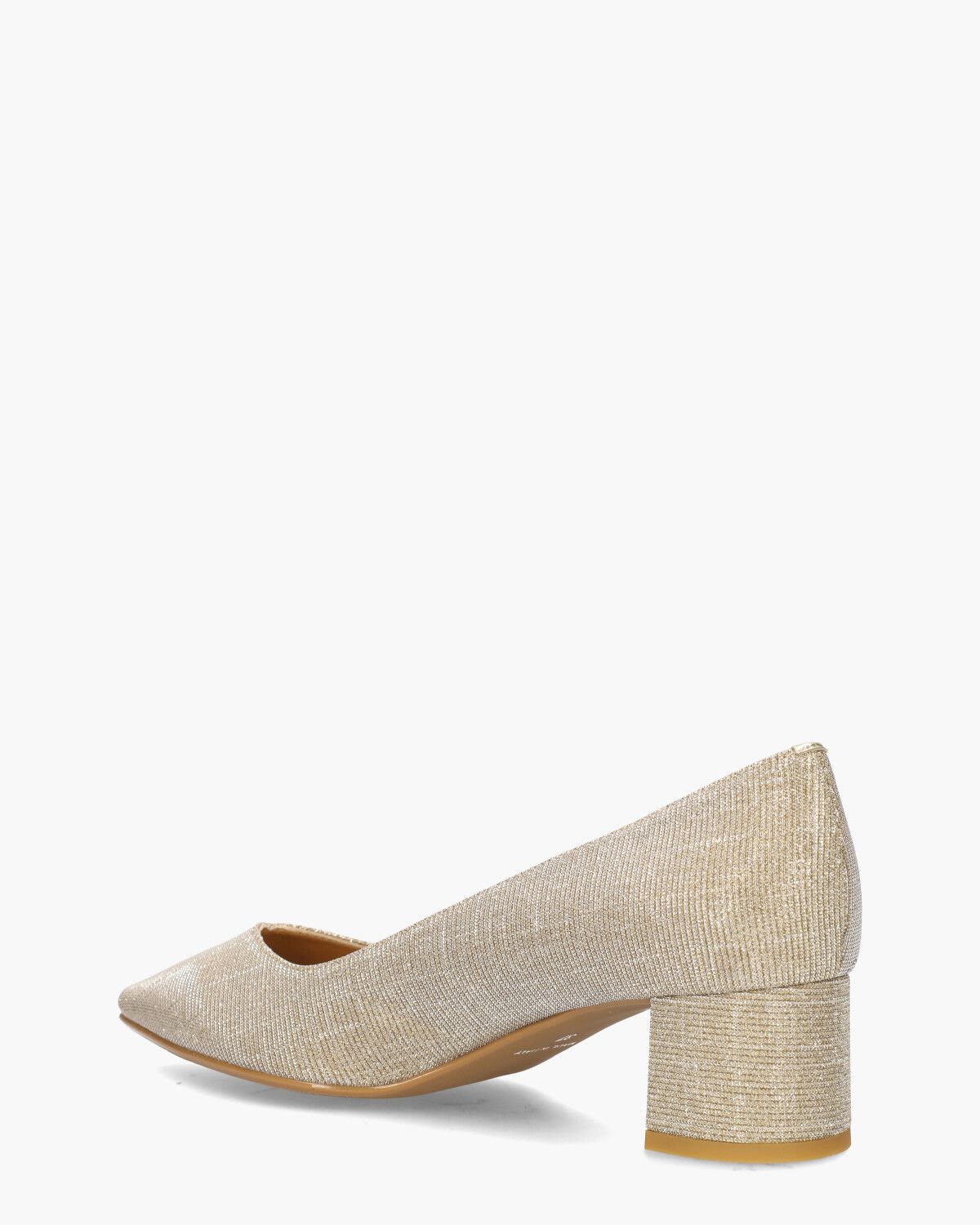 23E065 Beige/Goud Damespumps