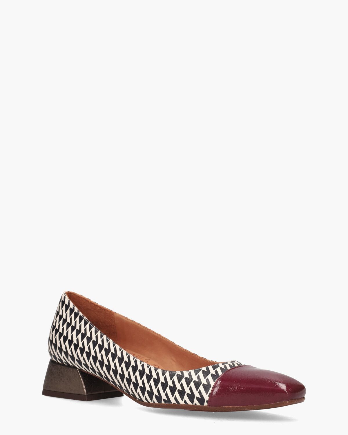 Hailu Zwart/Off-White/Multicolor Damespumps