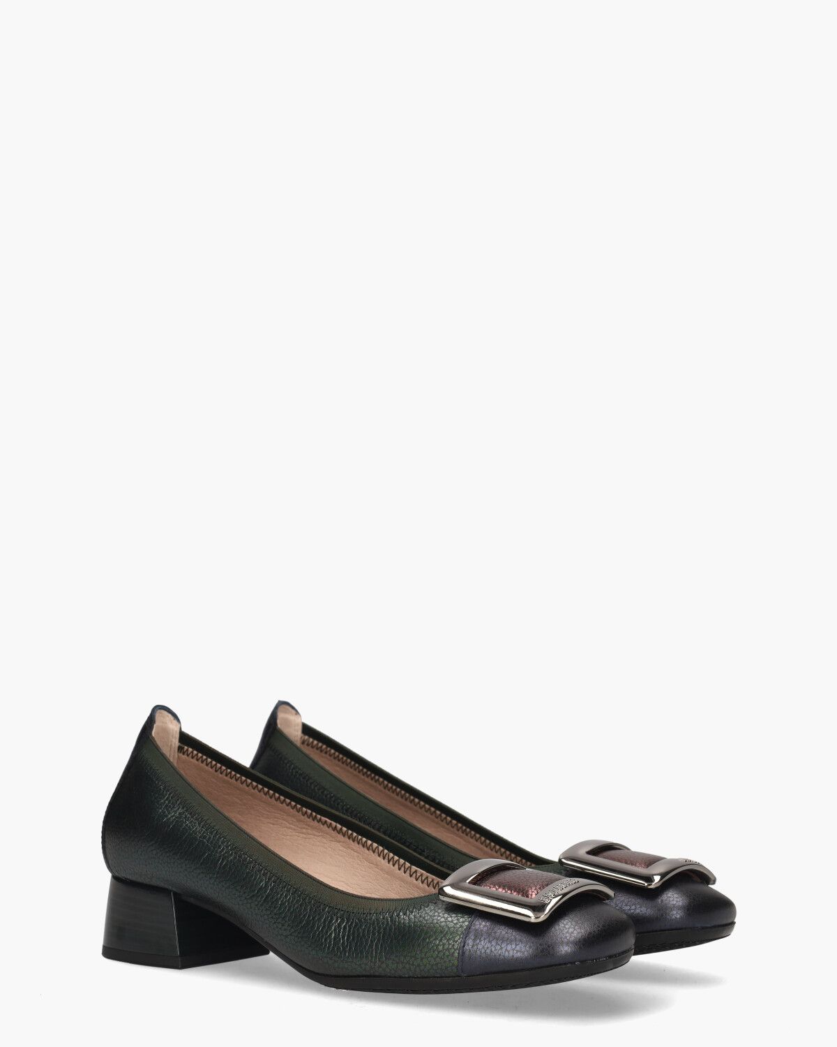 CHI243673 Groen/Multicolor Damesloafers