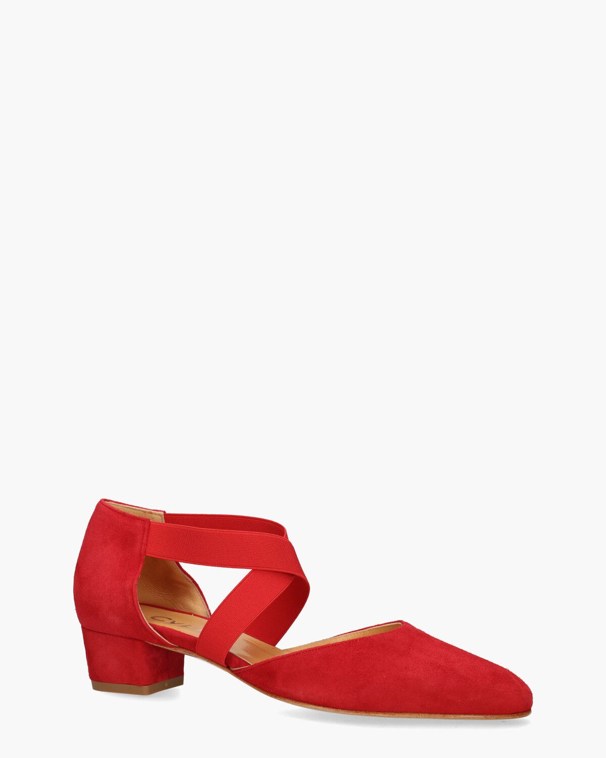 03484 Rood Damespumps