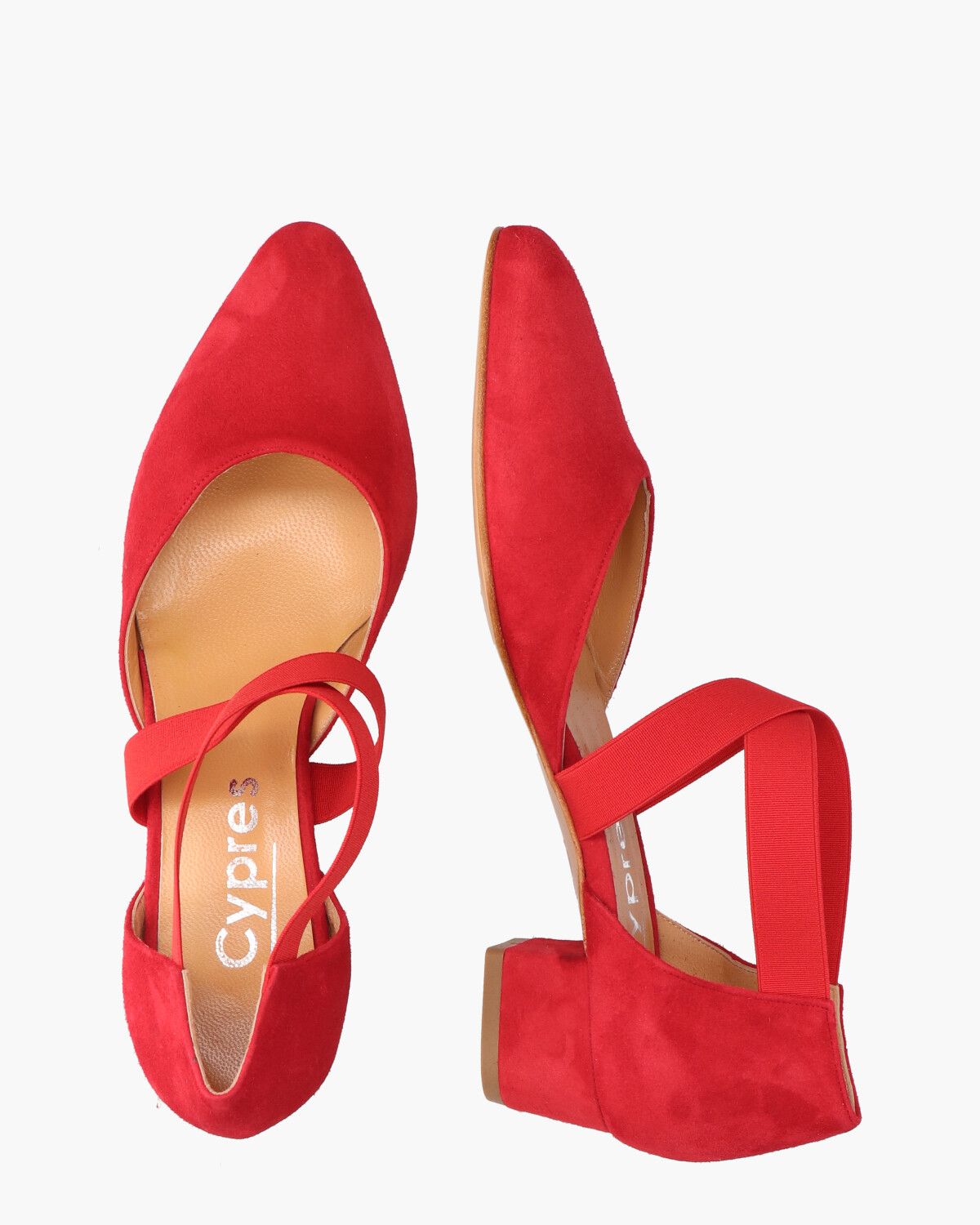 03484 Rood Damespumps