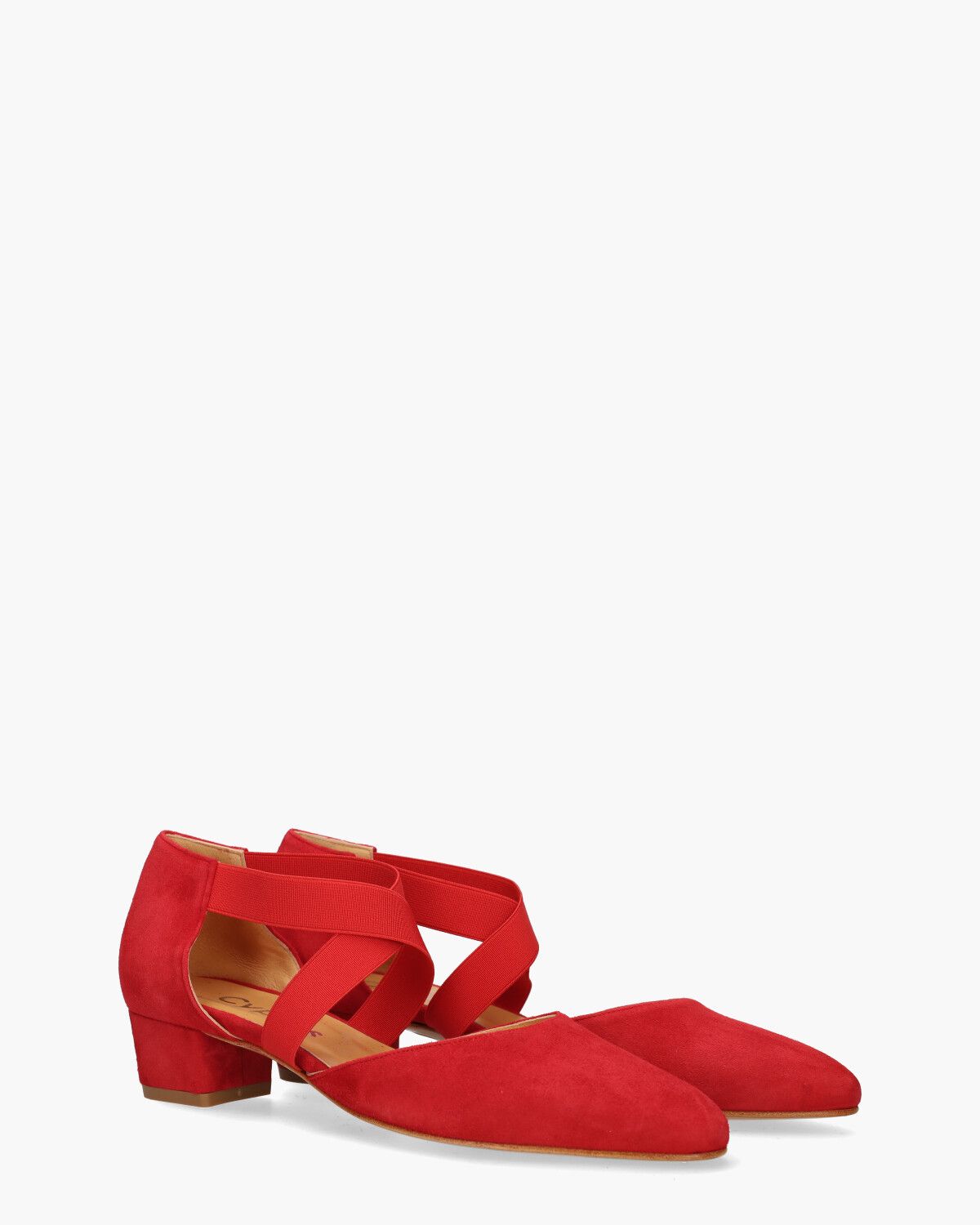 03484 Rood Damespumps