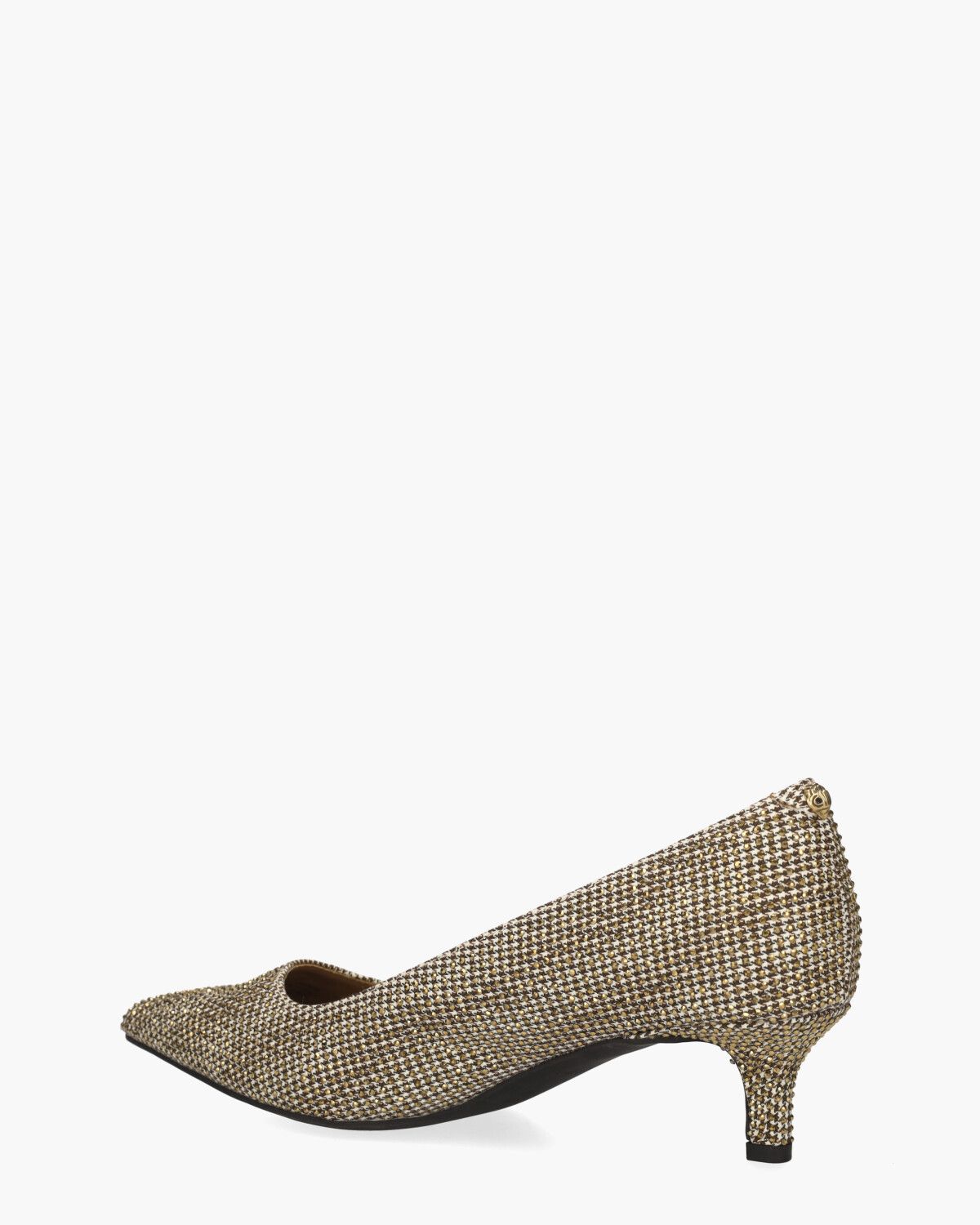 Kensington Flexi Court Heel Bruin/Brons Damespumps