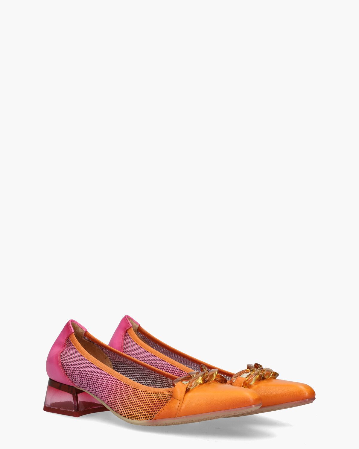 HV232798 Roze/Oranje Damespumps