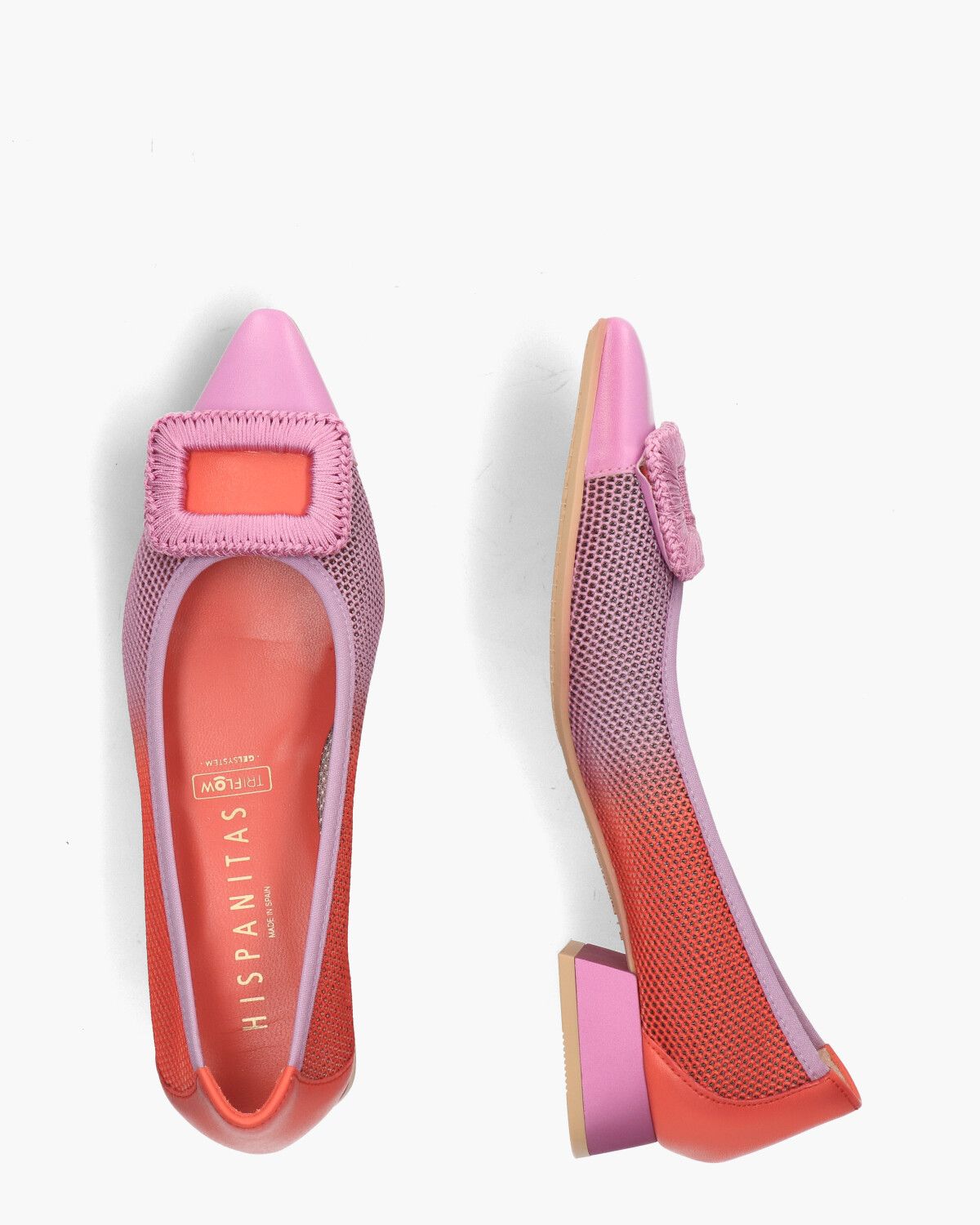 BHV243404 Paars/Rood Damesloafers