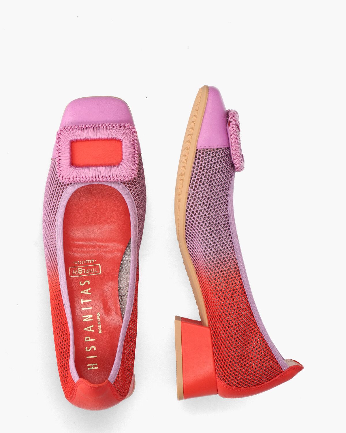 BHV243335 Paars/Rood Damesloafers