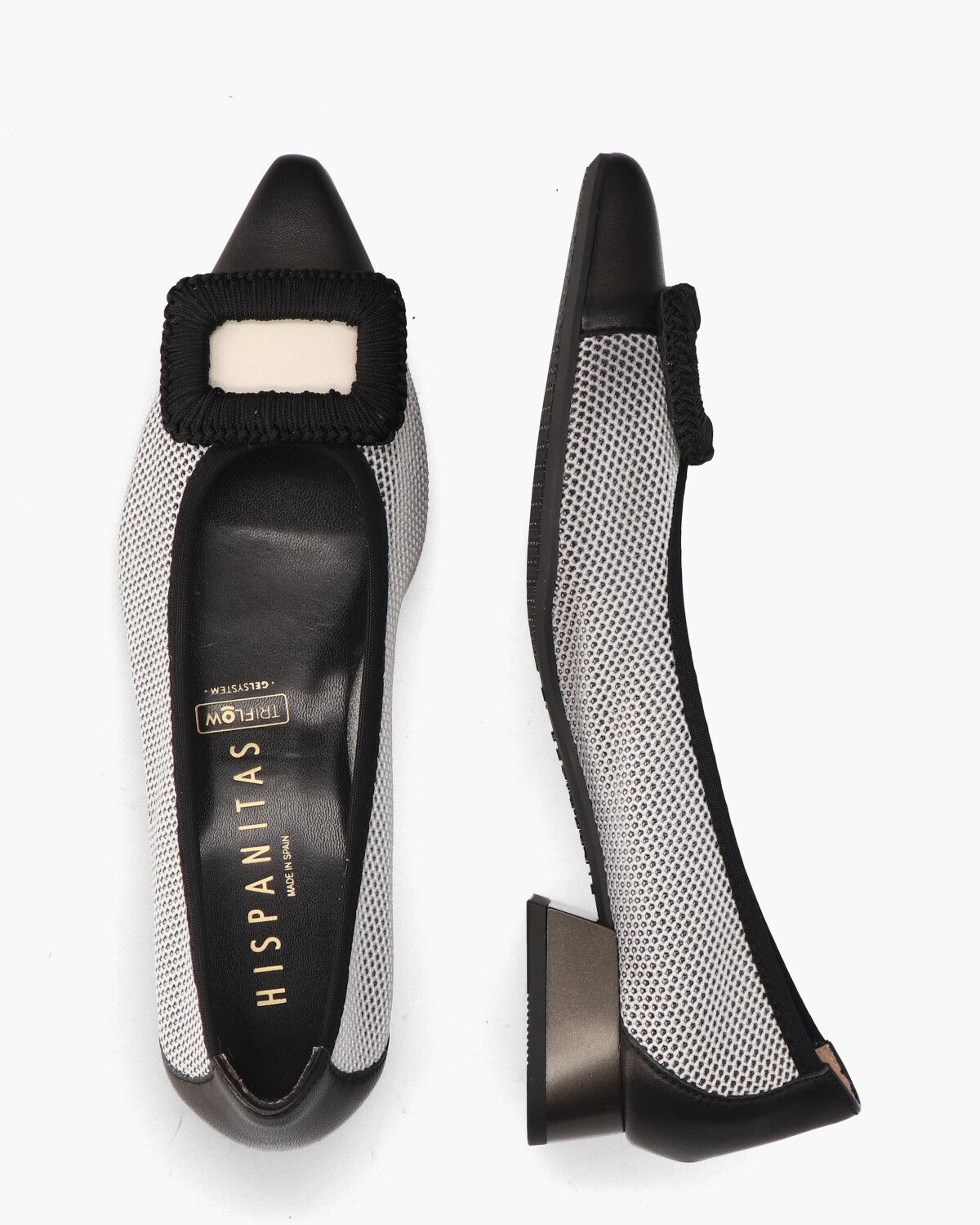 BHV243404 Zwart/Wit Damesloafers