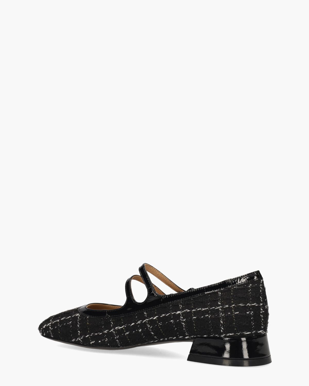 Cardiff Zwart/Wit Damesloafers
