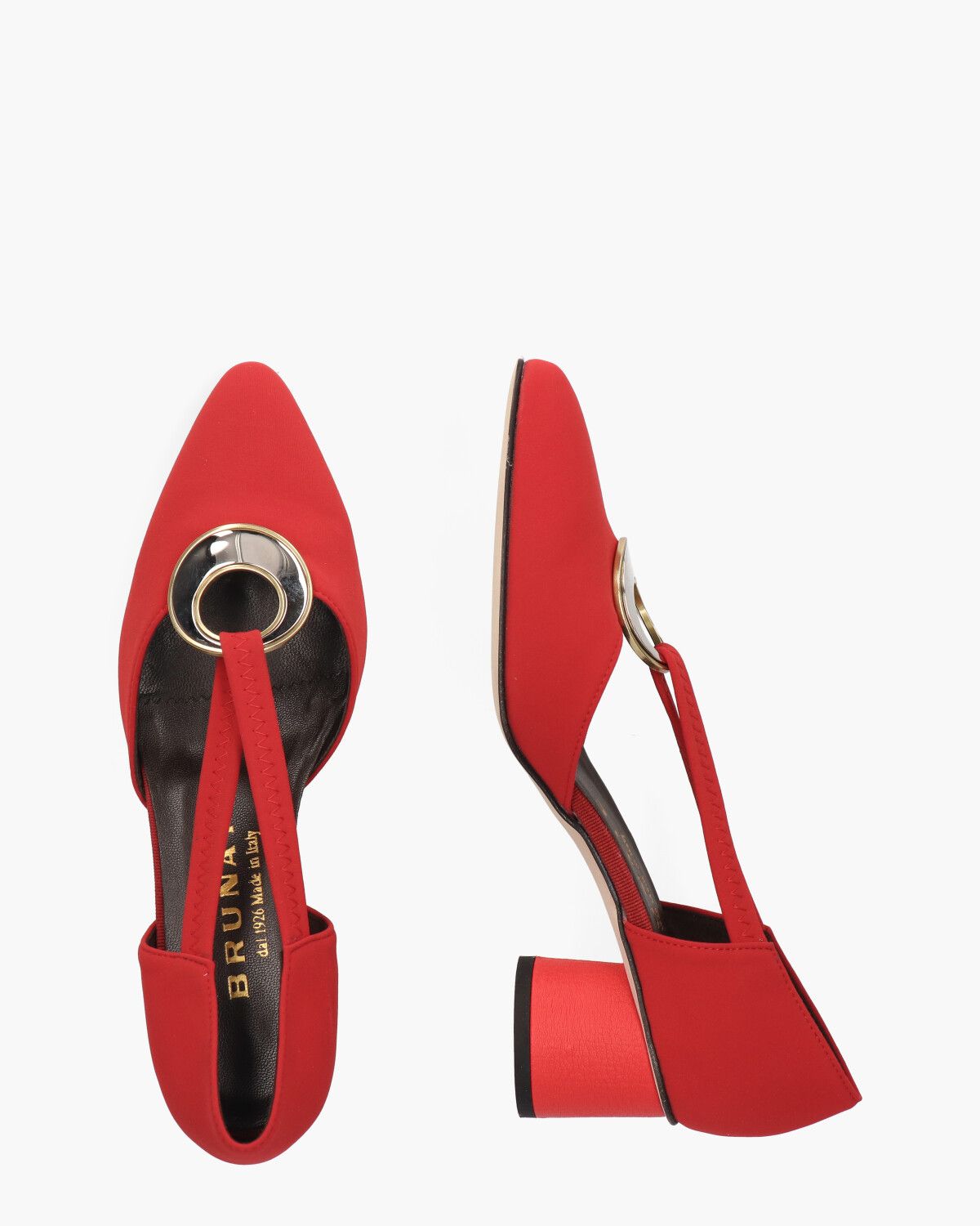 50819 Rood Damespumps