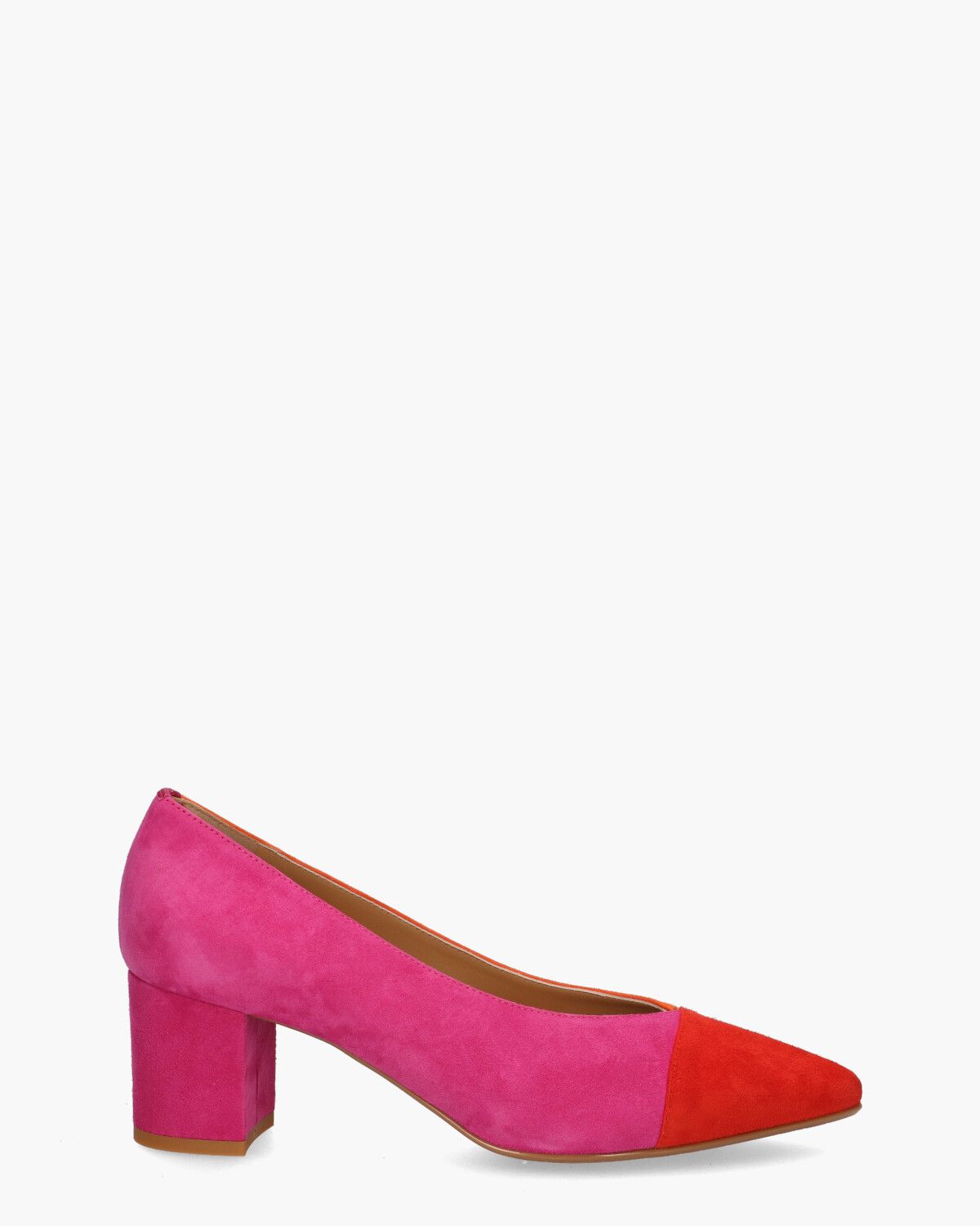 19I110 Rood/Oranje/Roze Damespumps