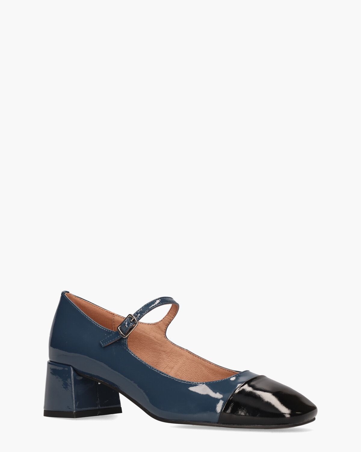 Daniella Grijsblauw/Zwart Damesloafers