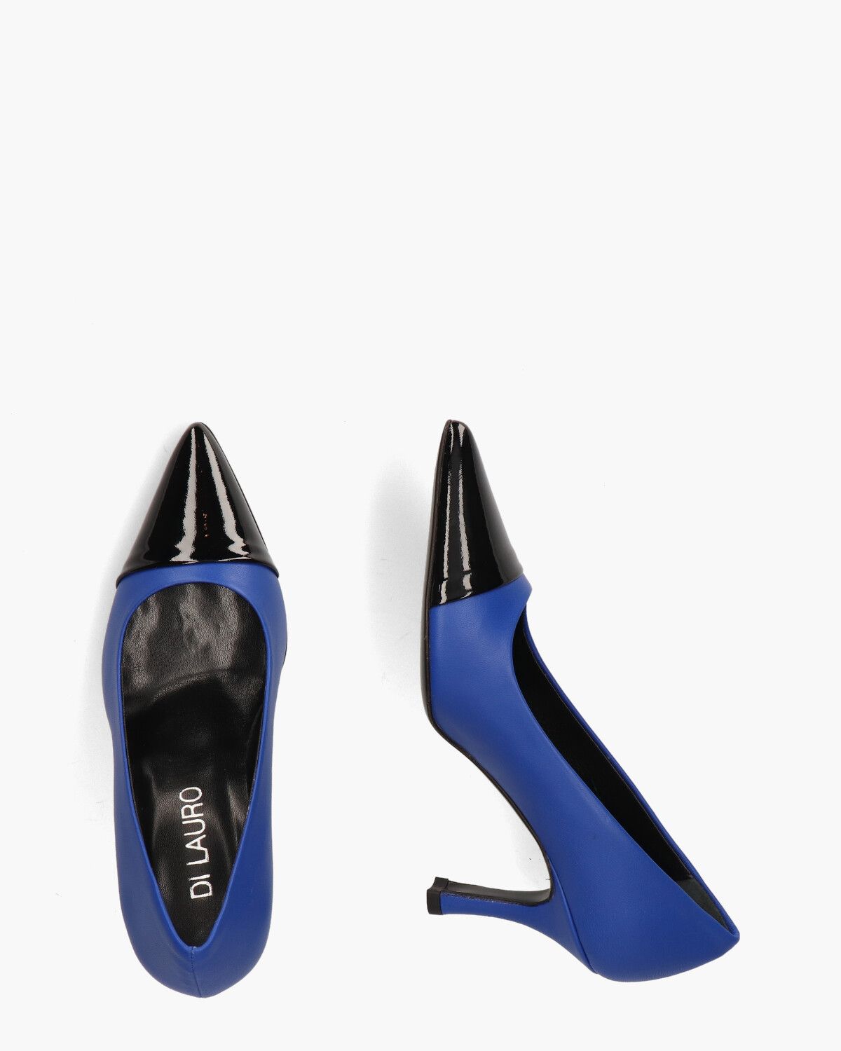 06700 Blauw Zwart Damespumps