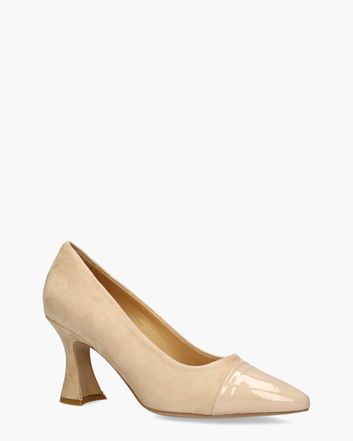 7032P Beige Damespumps