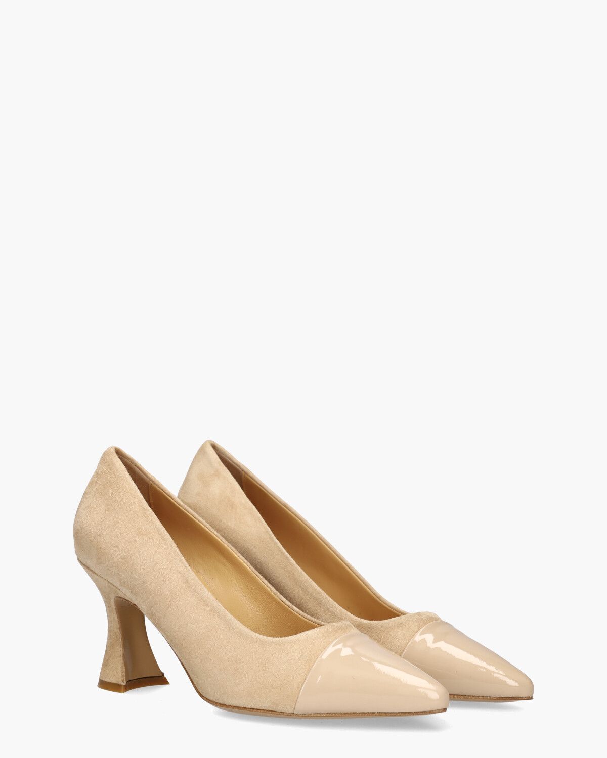 7032P Beige Damespumps